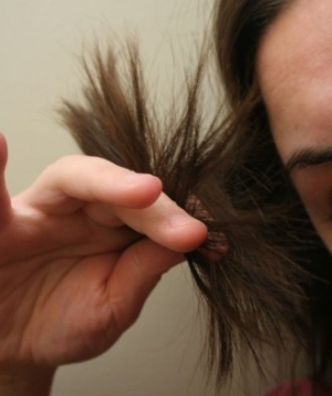 Split ends the main hair problem