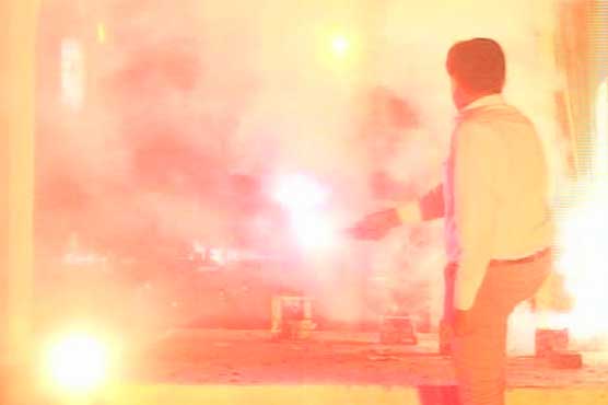 Firework display at Hamara Karachi festival