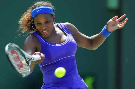 Serena Williams wins opening match at Key Biscayne
