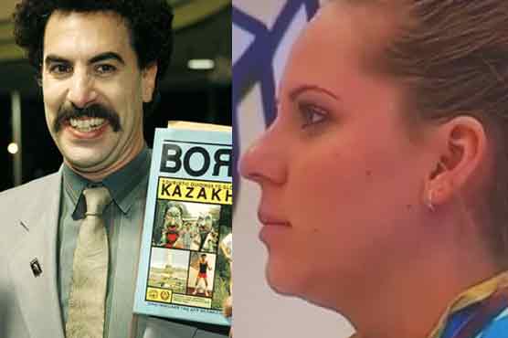 'Borat' anthem played by mistake for Kazakh athlete