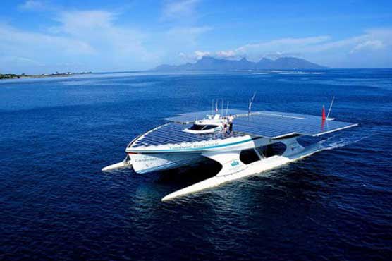 World tour on solar-powered boat