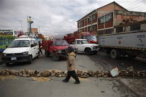 Drivers strike paralyzes transport system in Bolivia