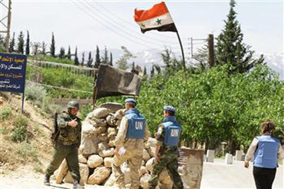 Blast hit UN observer convoy in Syria