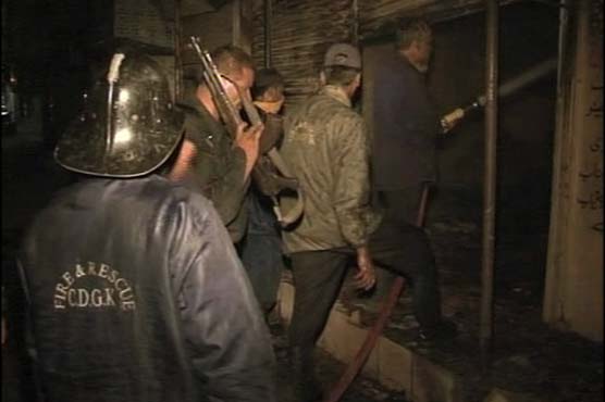 Karachi: Fire gutted 6 shops in PIB Colony