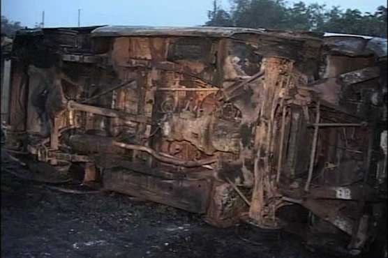 Multan: Minor girl killed a van catches fire