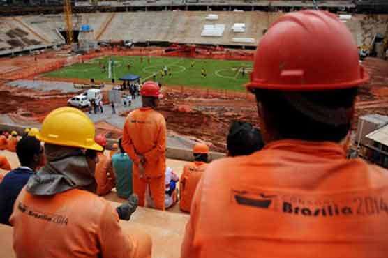 Brazil dismisses problem with stadium construction