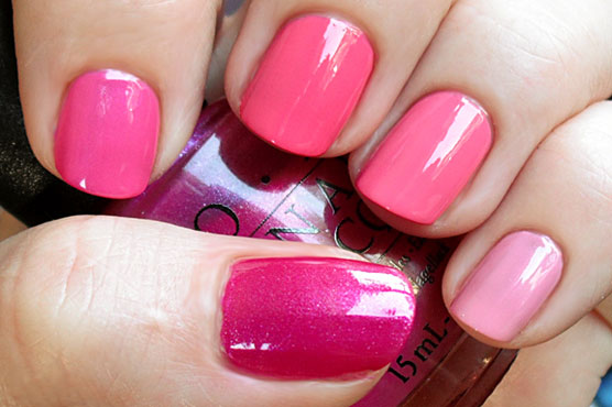 Pink Nail Color Trend 