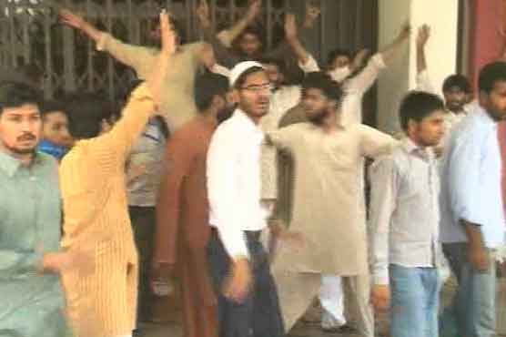 PU students stage protest against colleagues killing 