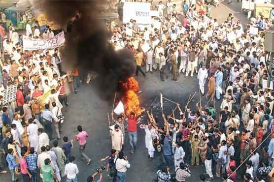 Traders protest against corruption, loadshedding