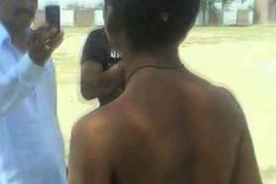 Young boys brutally beaten by influential men