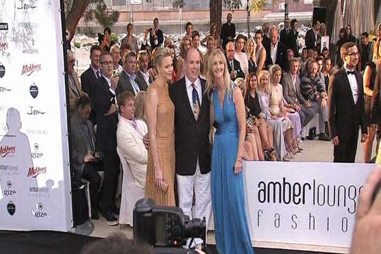 Monaco's Prince Albert attends fashion show