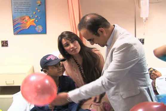 Reema brings a smile to cancer children 