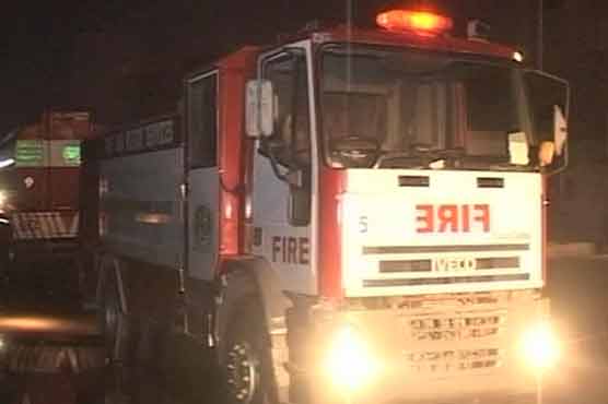 Fire erupts in Korangi Industrial Area leather factory 