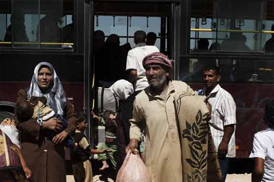  Syrian refugees camps shifted on Turkish border