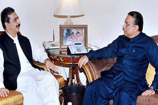  Zardari redresses Gilani's reservations