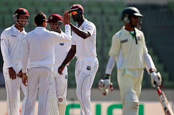 Bangladesh hit back after Powell's twin hundred