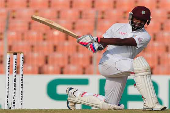 Samuels, Bravo lift W Indies to 241-2 in Dhaka Test 