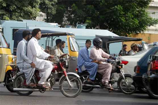 Partial ban on motorbikes in Karachi 