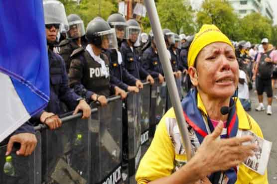 Thai teachers protest killings by Muslim militants 