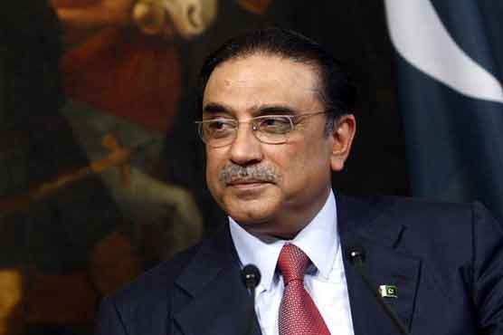 President Zardari arrives in Karachi