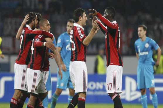 AC Milan beat Zenit 3-2 in Champions League