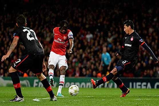 Arsenal beat Olympiakos 3-1 in Champions League