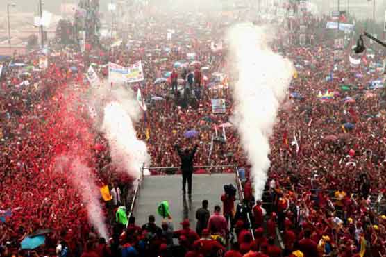 Venezuela election: Chvez stages last major rally