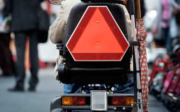 Drunk pensioner caught after wheelchair chase