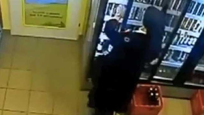 Nun caught on CCTV 'stealing beer'