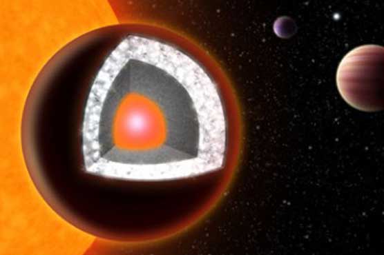 A diamond bigger than Earth?