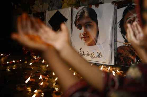 Afghan students pray for Malala's recovery