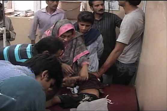 Multan: Kite string slits childs throat 