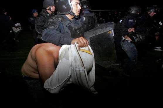 Student protest in Mexico turns violent