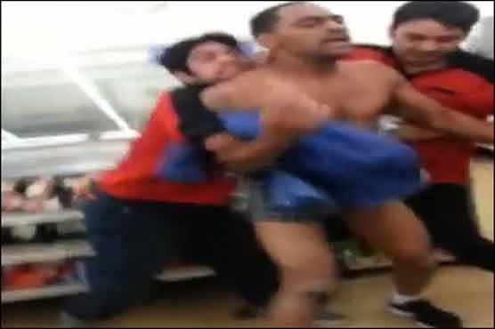 Clerks rip clothes off shoplifting suspect