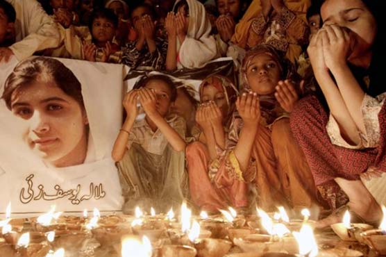 Candlelight vigil for Malala, fund for Pakistani girls