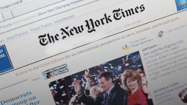 China blocks New York Times website after article