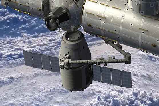 Dragon exits space station for earth 