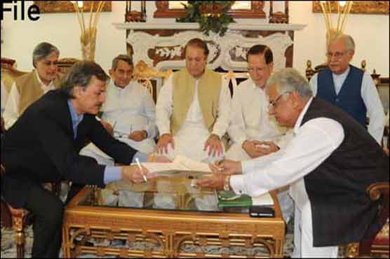 PML Like-Minded Group memebers meet Nawaz