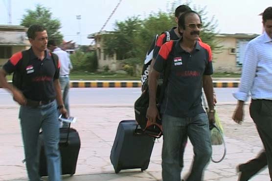 India's 15-member squash team arrives