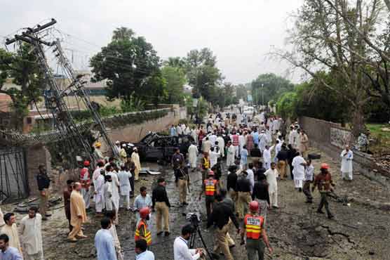 Five killed in Peshawar blast near US vehicle 