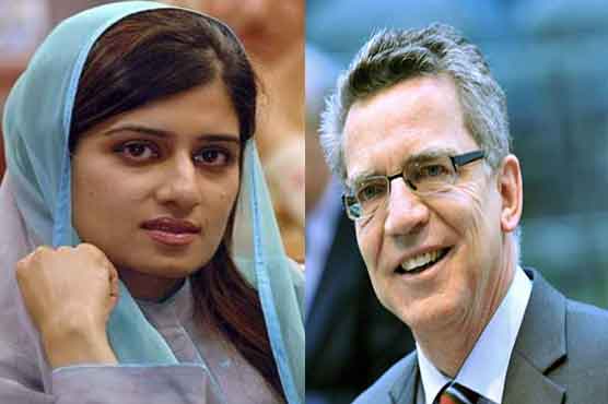 Khar, German Defence Minister discuss Afghanistan issue