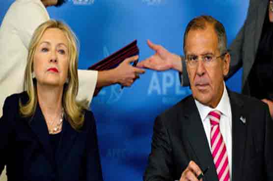 Russia rebuffs Clinton on Syria, Iran penalties