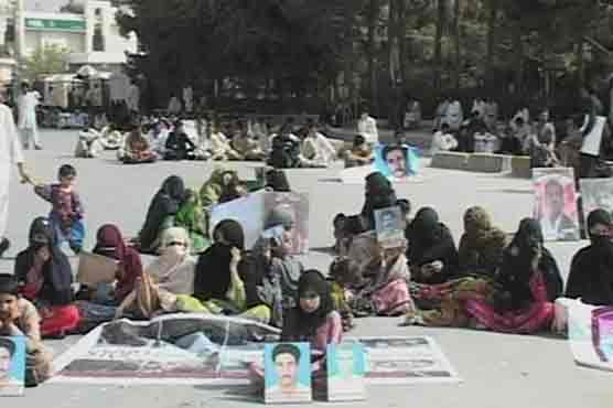 Families of missing persons protest as UN mission arrives Quetta 