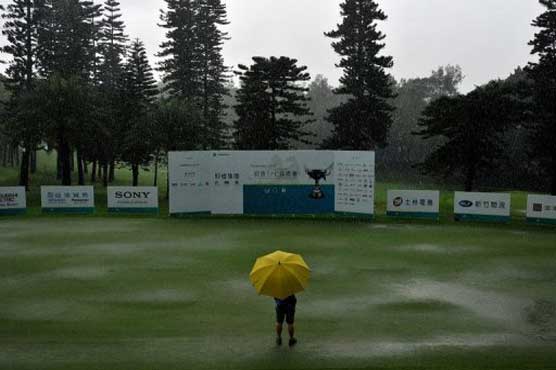 Golf: Play abandoned typhoon lashes Taiwan 