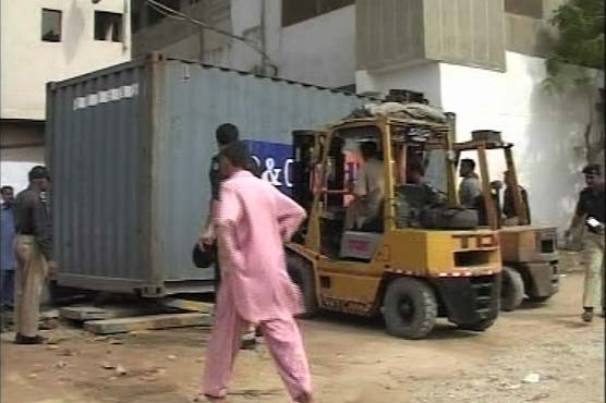 Karachi: Road leading to ill-fated factory blocked