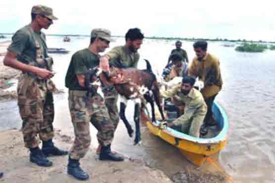 7,000 flood affectees rescued by Pak Army 