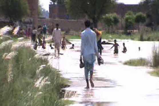 Flood hits more than 15 villages of Pasrur