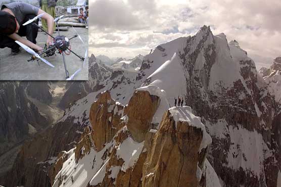 Drones capture mountain scenery in Pakistan