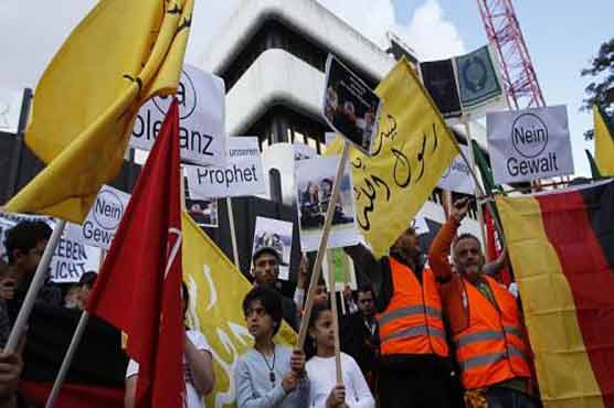  Germany: peaceful rally against blasphemous film