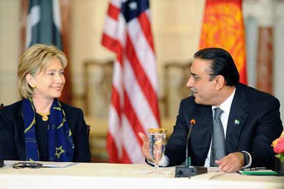 Zardari-Clinton discuss counter-terrorism, economy